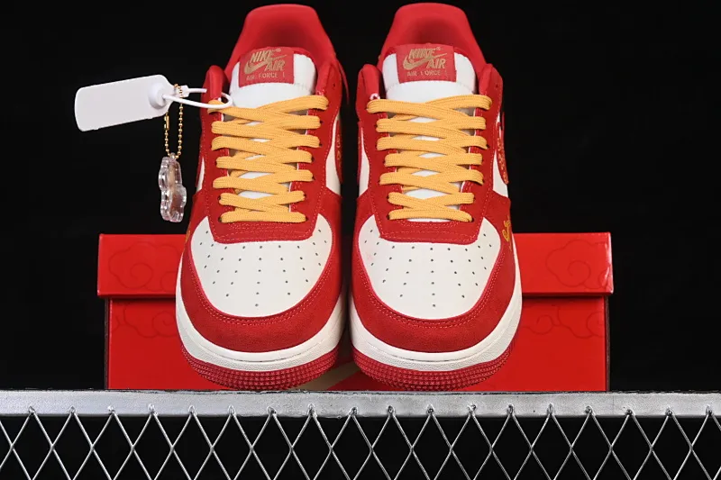 All categories Nk Air Force 1 Air Force series Nk Air Force 1 Low Air Force low-top Nike Air Force 1'07 Low Year of the Horse limited edition black and red Chinese style Air Force 1 low-top casual sneakers DF0188-133